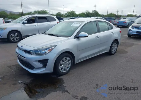 2021 Kia Rio S из США, поврежденный, VIN 3KPA24AD8ME403647